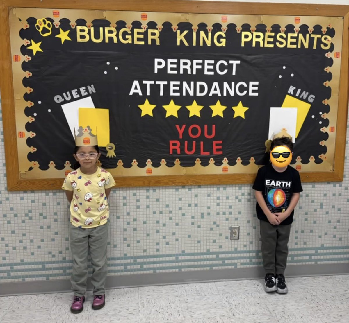 Congratulations to our Perfect Attendance King and Queen Winners for October! #RightHereRightNow #ItStartsWithUs <a href="/ELPASO_ISD/">El Paso ISD</a>