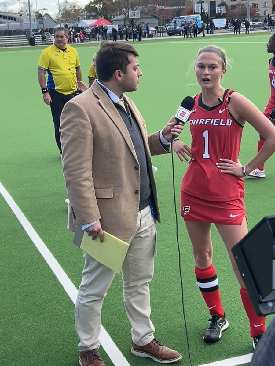 LinacreMedia's tweet photo. We help crown a @NECSports #FieldHockey champion  tomorrow in Connecticut‼️

Our pleasure to deliver #NECFH to @ESPN + and #NECFrontRow live audiences all week, with @BirdsEyeSports. 

#CollegeSports #LinacreMediaOnTV 🎥🏑📺🎛🎙🇺🇸 https://t.co/8SQljNFqeJ
