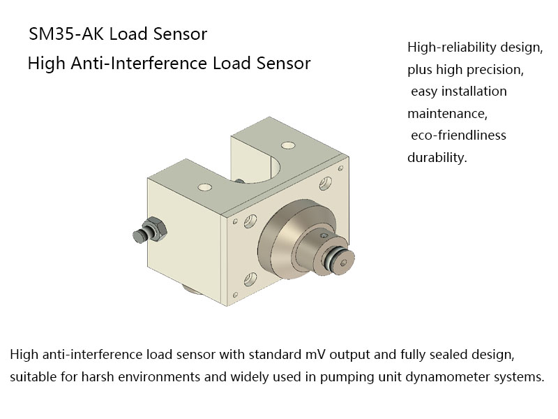 xiodng250196's tweet image. SM35-AK Wired Load Sensor: Engineered for sucker rod pump diagnostics. High noise immunity &amp;amp; mV signal output. Active mounting cuts installation costs. Fully sealed for extreme environments. Trusted by oil fields globally. #LoadSensor #OilfieldTech #Pumpjack