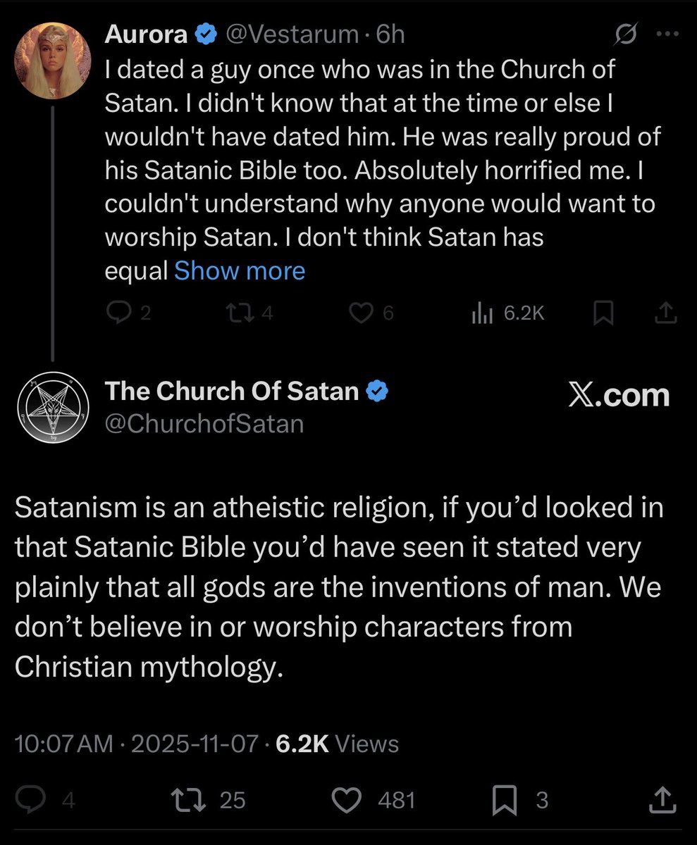 ChurchofSatan's tweet photo. Another day, another rebuking by a blocker. https://t.co/BmzbCM66gV