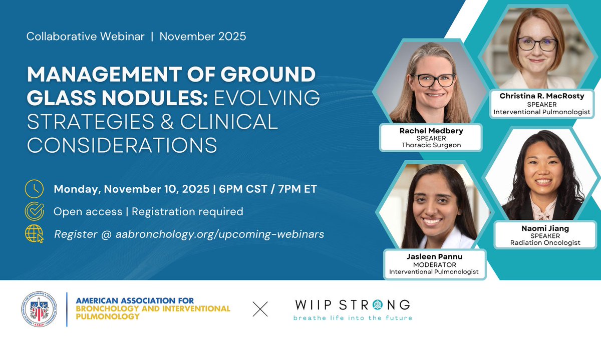 WiIP_WomeninIP's tweet photo. AABIP x WIIP 🤝✨
Join us for a collaborative webinar where trailblazing leaders share evolving strategies and breakthroughs shaping the next era of patient care.
🗓️ Monday, Nov 10, 2025
🕕 6 PM CST / 7 PM ET
🔗 Register today: https://t.co/C26zQAlf5G
#WiIPstrong #webinar https://t.co/jNcqoJzYLu