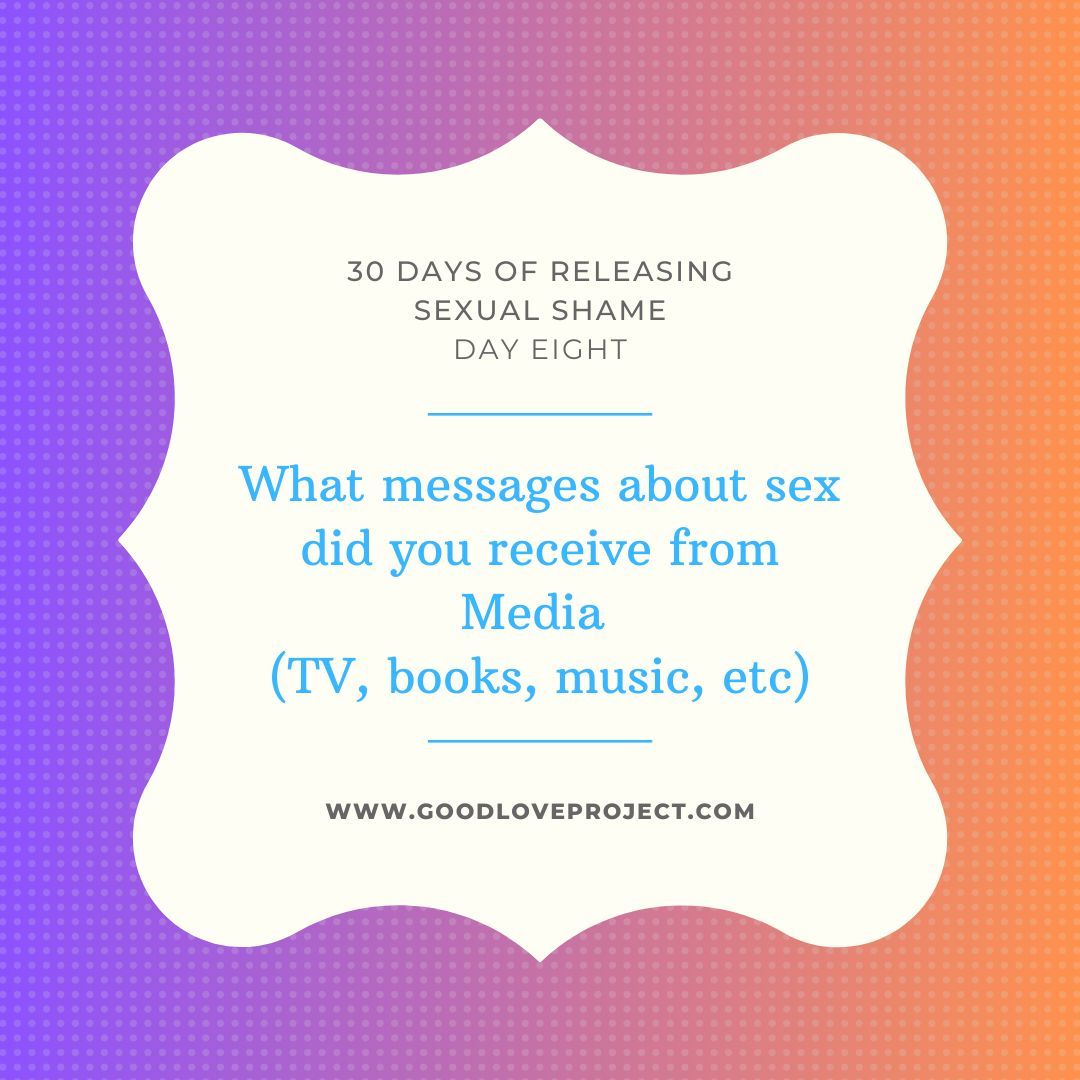 GoodLoveProject's tweet image. When I wrote 30 Days Shame Free, I pictured someone realizing: “My sexuality is mine to define.” 💖
Prompt peek:
👉 “What messages did you get about sex from TV, movies, or books?”
Your story isn’t fixed—you can rewrite it.
 Link in Bio