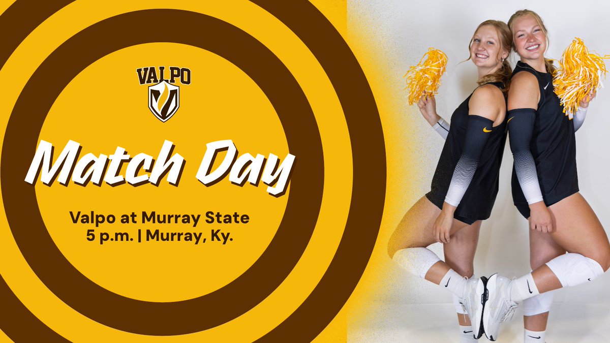 valpoathletics's tweet image. 1 win away from 20 as we play our final road match of the regular season!

@VU_VB 🆚 Murray State
🕐: 5 p.m.
📍: Murray, Ky.
🖥: espn.com/watch/player/_…
📊: statb.us/v/val/601813

#GoValpo