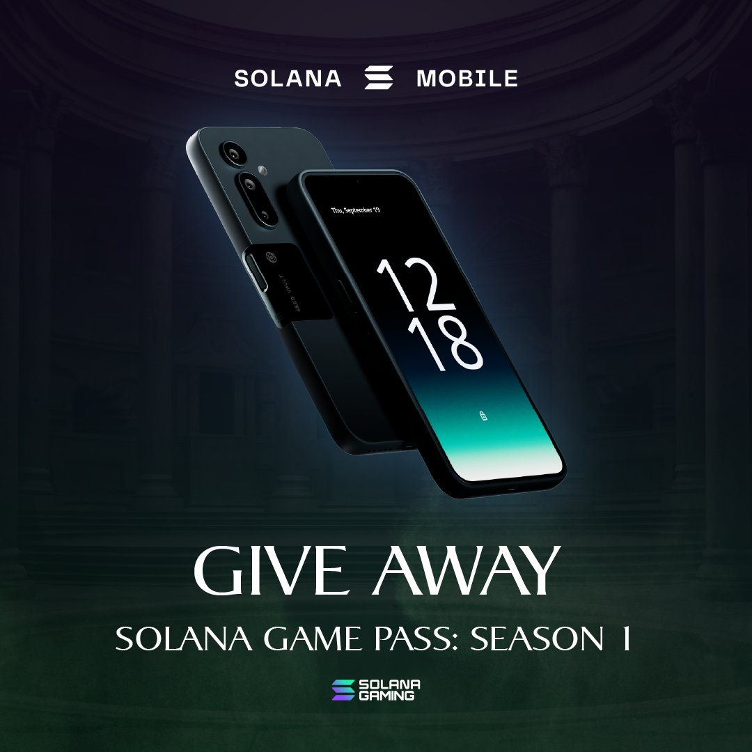 debug_web's tweet image. 🚨 Solana Gaming Giveaway! 🚨

 They are giving away a Solana Seeker 📱

To enter:
1️⃣ Follow @GamingOnSolana_ &amp;amp; @solanamobile  
2️⃣ Like this post  
3️⃣ RT &amp;amp; comment “Solana Gaming Supercycle”  

💬 BONUS: Comment once daily for 7 days for extra entries!