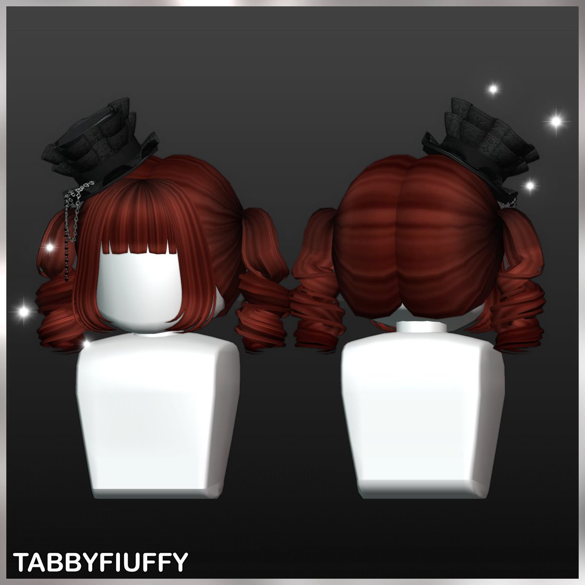 tabbyfiuffy's tweet image. 🖤Gothic lolita with top hat I made recently! I hope y&apos;all like it! C:
#Roblox #RobloxUGC #RobloxDev