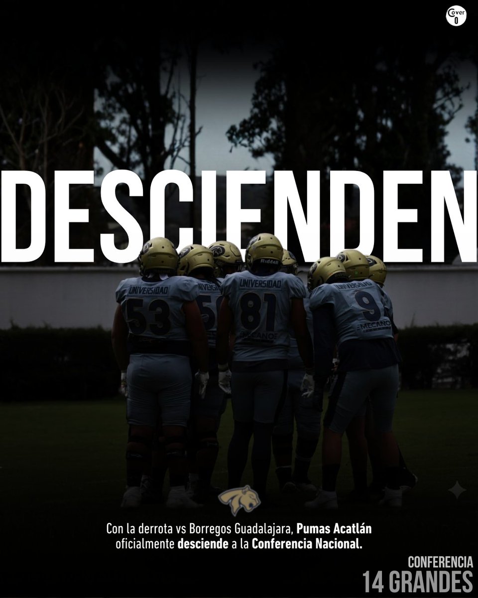 Cover0Recruits's tweet image. Pumas Acatlán a la Conferencia Nacional.