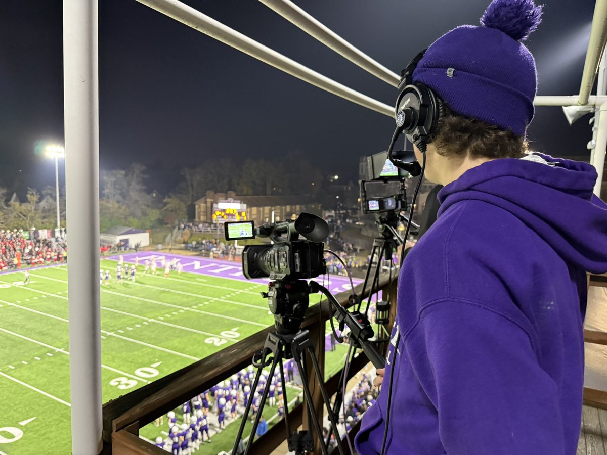 AdamDuwel's tweet image. Cool opportunity for our guys tonight!
OHSAA has partnered with Spectrum to broadcast the playoff games. 
It’s my understanding that we’re the only student-led broadcasting team featured on Spectrum. Let’s go! #Altiora
