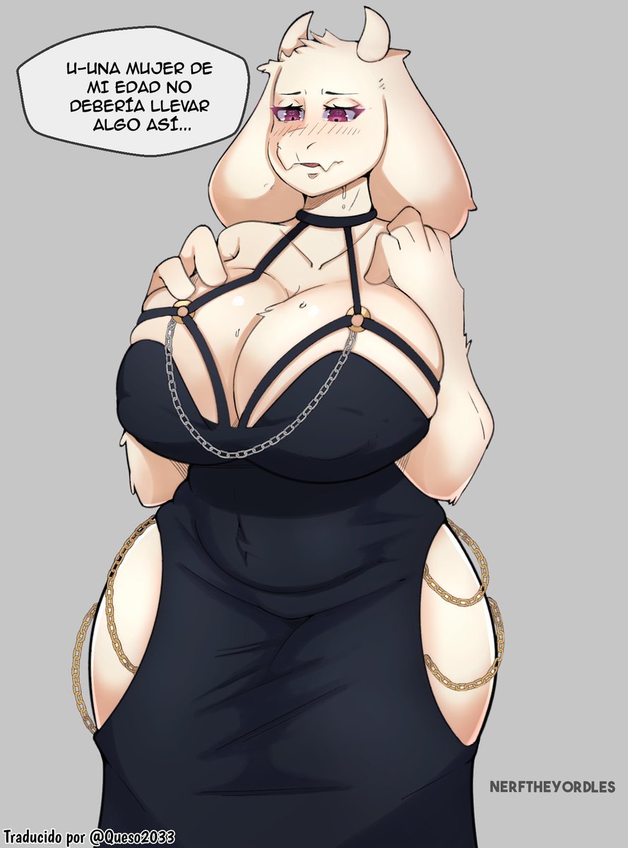 Esta muy equivocada mamá cabra 

Artista: <a href="/NerftheYordles/">Carrotcake</a> 
Se aprecia mucho los  🔁 y ❤️
#Traduccionesqueso2033  #Toriel #undertale #anthro #furry