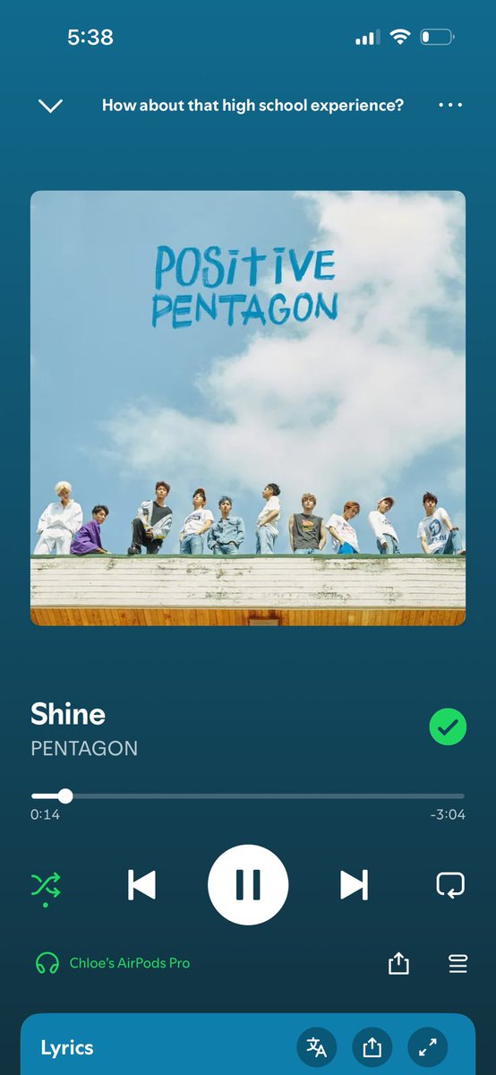 surprise attack from this song and I got shot back to high school