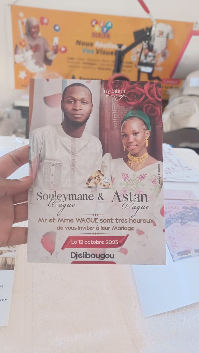 SimboAdiaratou's tweet photo. AFFICHES • FLYERS • CARTES DE MARIAGE / Top qualité chez Keita_Design 

https://t.co/nIVakRcKOT

📞 Contactez-nous :
📱 (+223) 70 99 11 61 / 73 42 85 30

#Flyers #Affiche #Imprimerie #Impression #Mali_Bamako
#Carte #Impression_Laser #QualitéSupérieure #KeitaDesign #DiattaStore https://t.co/uF7c7zWTUE