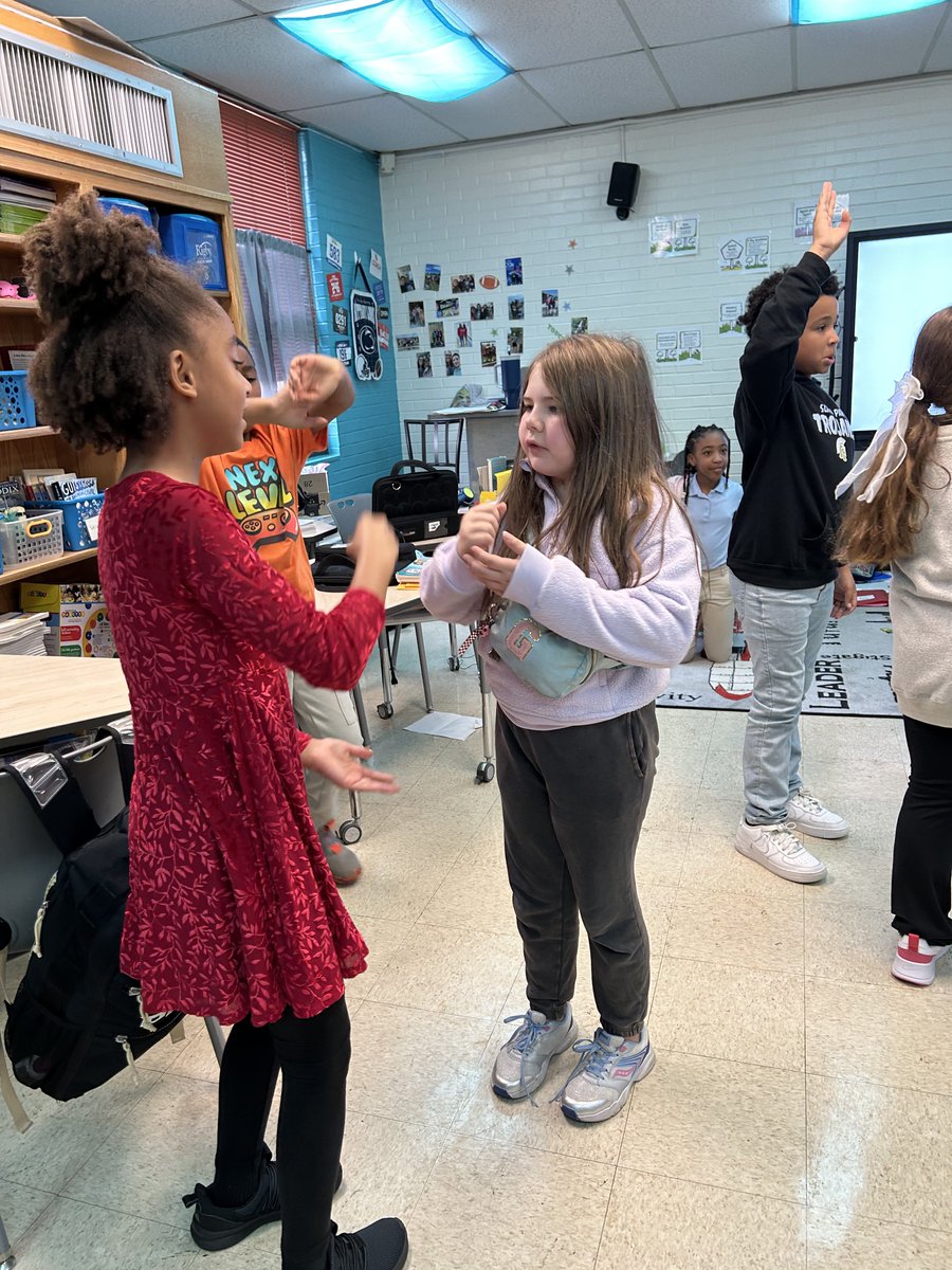 Leaders from Winthrop’s Outdoor Education Center lead our 4th graders in some team building activities today. Our students had a great time!