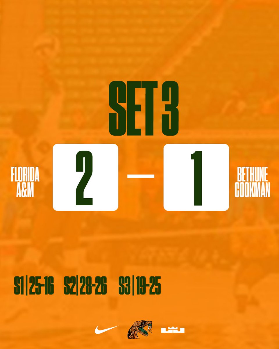 FAMU_VB's tweet image. Rattlers fall in set 3, but look ready and determined for set 4

#FAMU | #Rattlers | #FangsUp🐍
