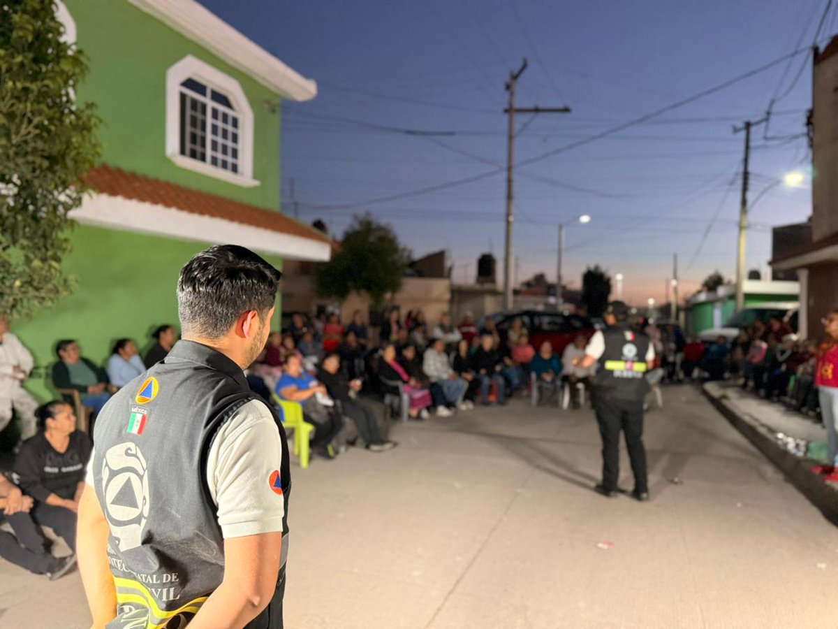 Hoy arranca el Comité Preventivo de Protección Civil en la colonia Máximo Gámiz Durango en acción  por la prevención 💪🏼🏡 🛡️