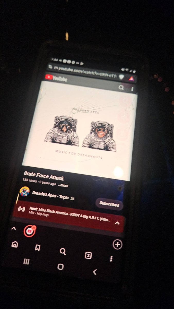 Oh, what I'm Listening too? Glad you asked! #DreadedApes #MusicForDreadnauts #8ruteforceAttack