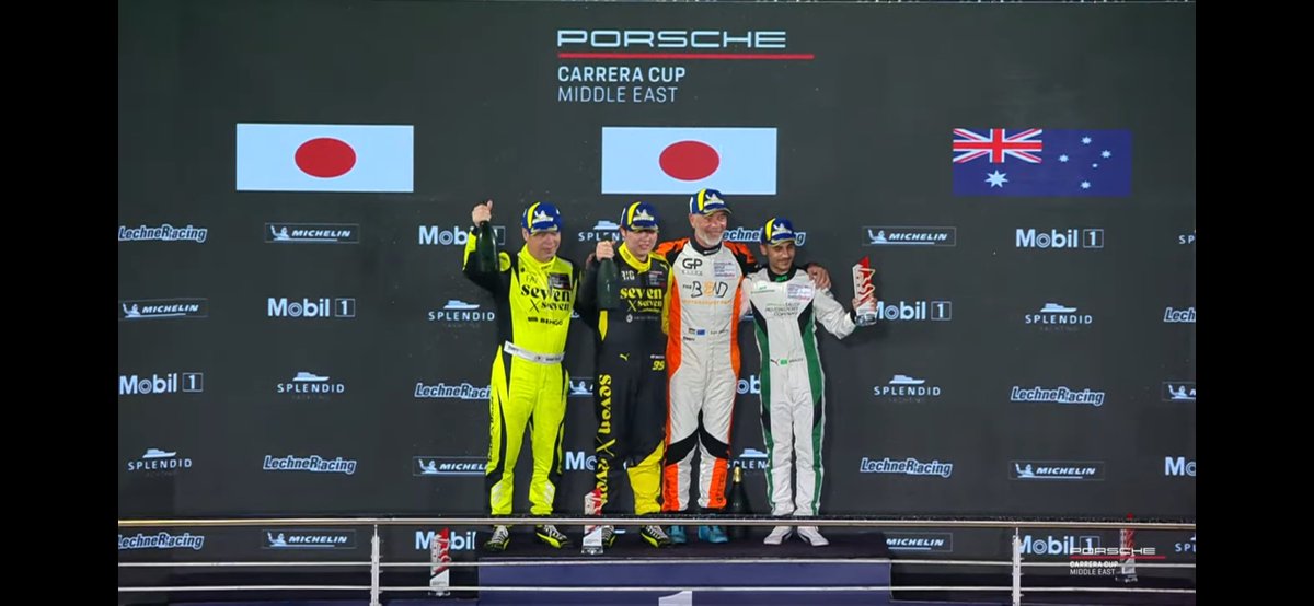 shun_sskk's tweet photo. Porsche Carrera Cup Middle East
sevenxseven ワンツーフィニッシュ🥇🥈
渡会選手bankcy選手おめでとうございます🎉
Race2も頑張ってください💪
#PCCME #sevenxseven #Porsche https://t.co/1Q5spuJ0MO