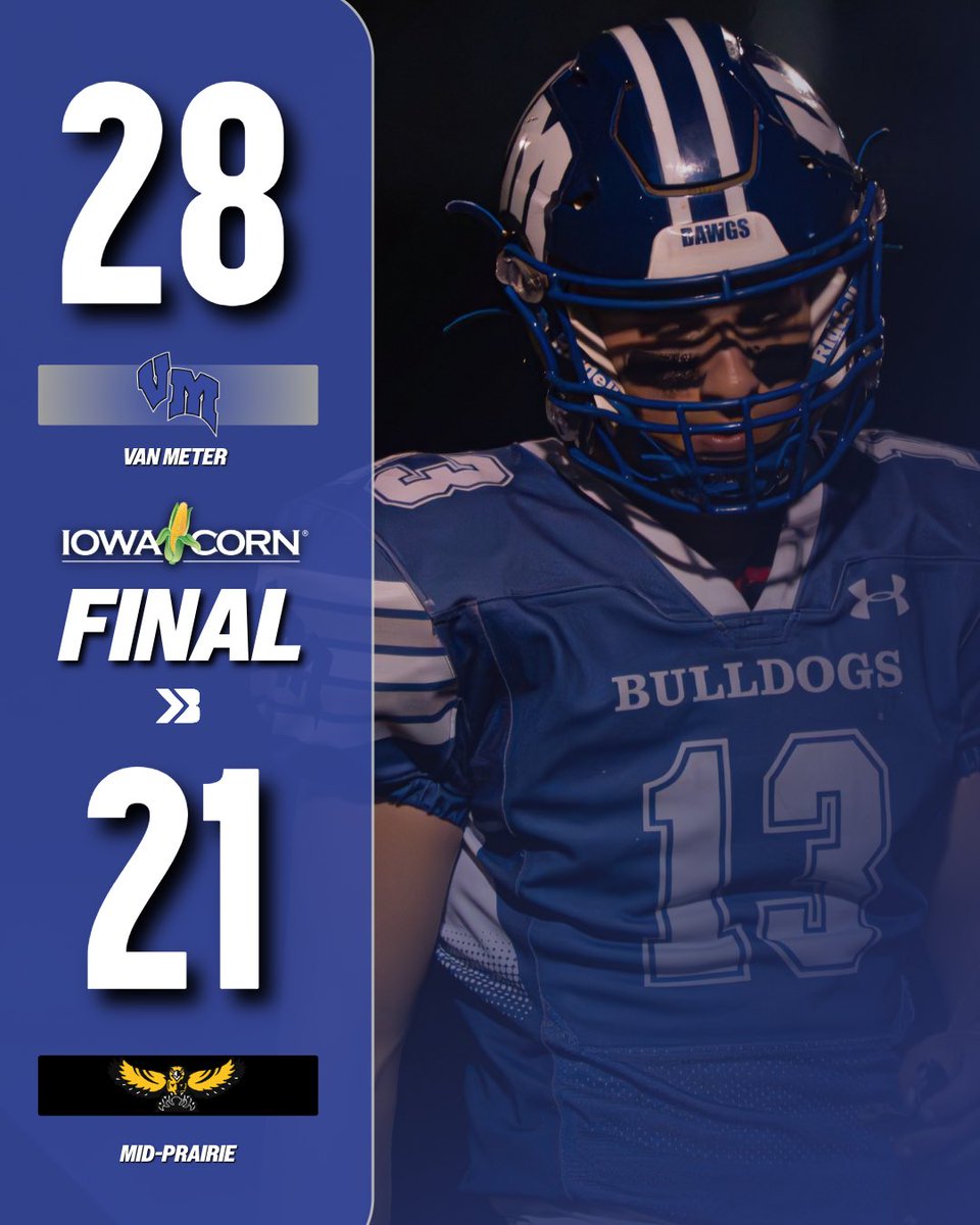 Bound_IA's tweet photo. 𝐕𝐀𝐍 𝐌𝐄𝐓𝐄𝐑 𝐈𝐒 𝐃𝐎𝐌𝐄 #𝐁𝐎𝐔𝐍𝐃 

BULLDOGS ARE HEADING TO CEDAR FALLS 🔥

#iahsfb Davin Bakerink https://t.co/QFTllDbtPk