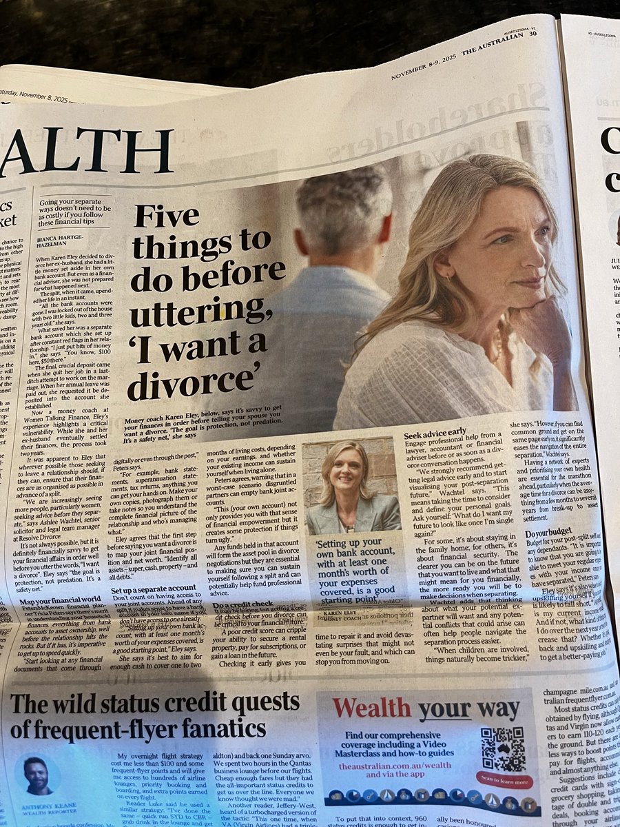 workenquire's tweet photo. Not a good day for the men … 
In the “Younger” West Australian they advocate boyfriends aren’t required and in the more “Sophisticated” Australian newspaper they are providing a checklist for leaving your husband. What odd times we inhabit. https://t.co/zc2cf89Mag