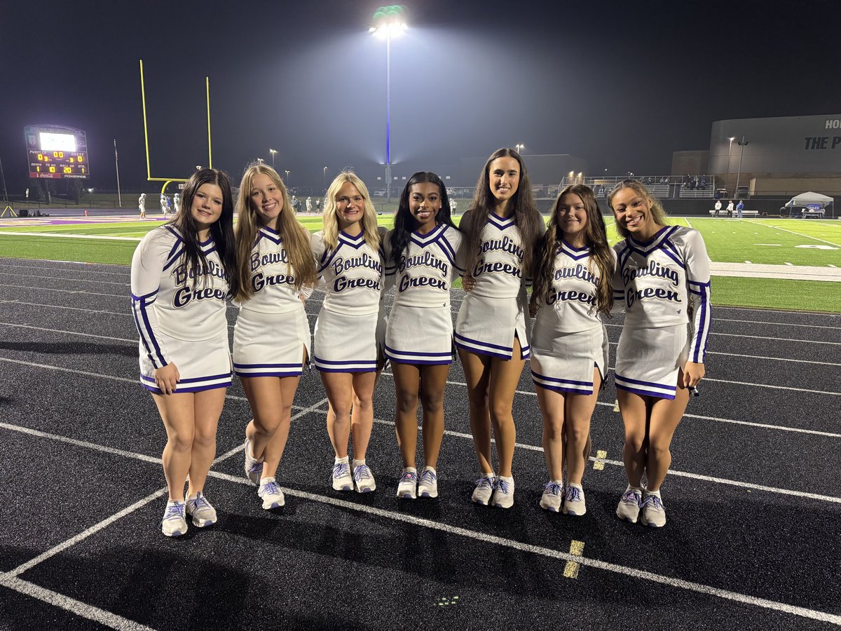 Senior Night for these great BGHS Seniors! <a href="/BGHS_Cheer/">Bowling Green HS Cheerleading</a> <a href="/PurplesFootball/">BGHS Football</a>