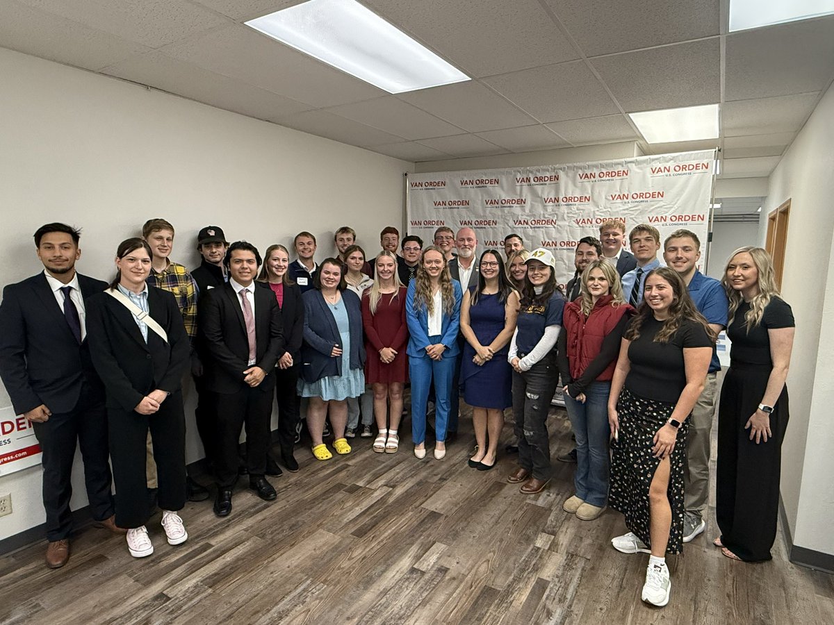 Wisconsin is lucky to have some of the best student activists in the country.

Thank you Congressman <a href="/derrickvanorden/">Derrick Van Orden</a> for meeting with our Turning Point students today and helping empower that next generation of conservative leadership!

Full speed ahead into 2026! 🏎️💨🏁
