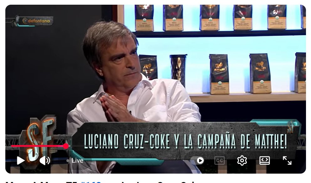 Que mal <a href="/lcruzcoke/">Luciano Cruz-Coke - SENADOR RM</a> en esta entrevista

Se ve muy nervioso y miente demasiado. No hubo disculpas por una campaña de bots que nunca existió y que no tuvo efecto sobre intención de voto de Evelyn

Ah. Y cero autocrítica por la campaña que lideró su partido.

youtube.com/watch?v=pHx5mo…