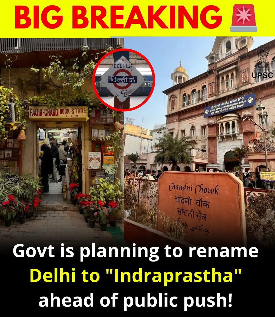 sidd_sharma01's tweet photo. Who is this Public that Pushes for Name Change instead of Fresh Breathable Air, Sanitation, Proper Drainage and Roads 

And to top it these #Besharm and #ThickSkinned Politicians succumb to these Name Change Demands and not around the sensible and life changing Demands

When people of the Capital Region of this Country can be fooled like this, imagine the situation of rest of the Country!!!

#DelhiNameChange #Indraprasth #DelhiAQI #DelhiAirQuality #DelhiChocking #NameChangePriority