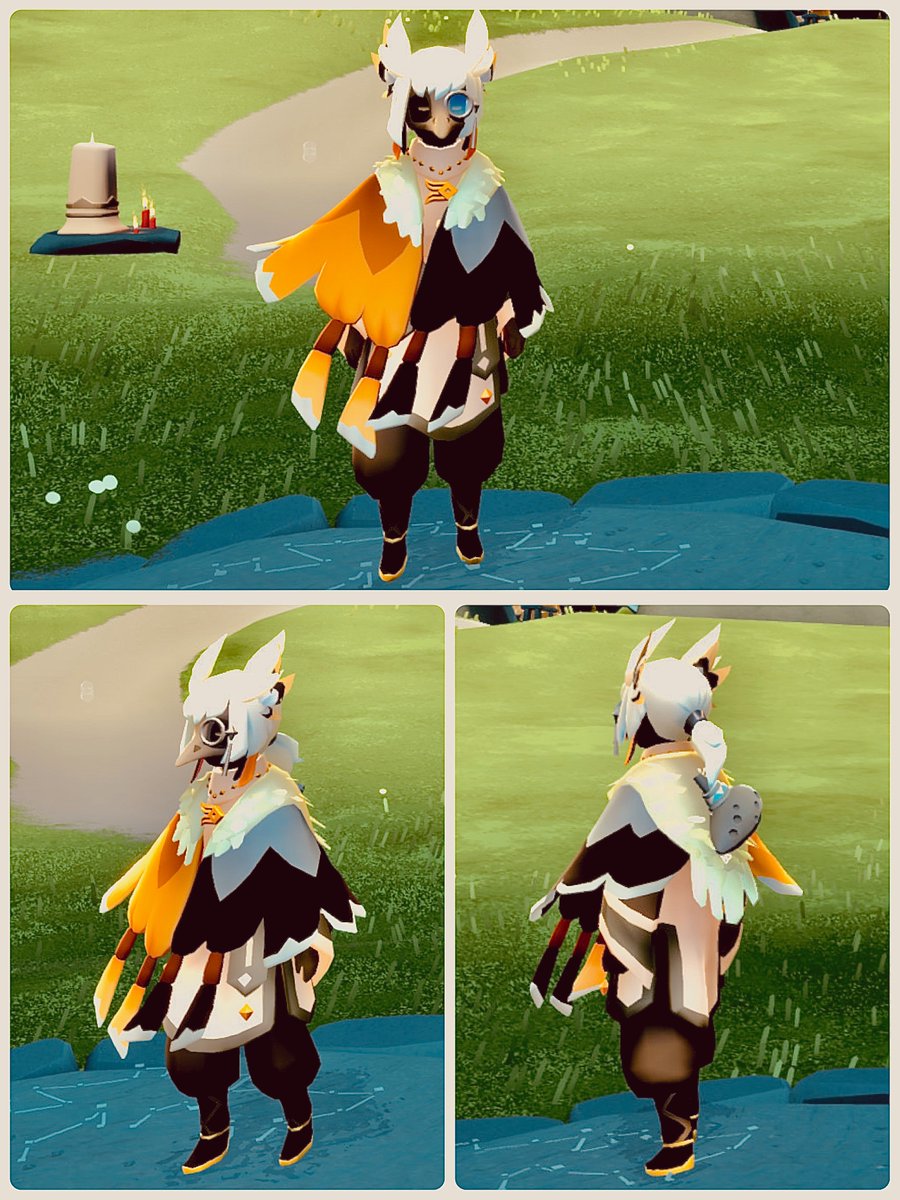 ずっと求めていたんだ、シュッとした鳥面を…🐤
 #thatskygame
 #sky星を紡ぐ子どもたち