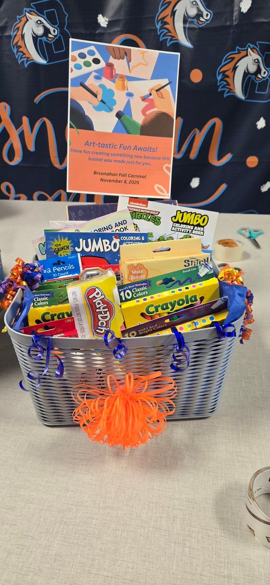 Tomorrow is our Fall Carnival!! We are looking forward to seeing all of our Bronco families!! The Pre-K team is excited to see who will win our Art basket in the raffle. Would you like to win it? Make sure you come to the carnival! 
<a href="/BrosnahanES/">Brosnahan Elementary</a> <a href="/CyFairISD/">Cypress-Fairbanks ISD</a>