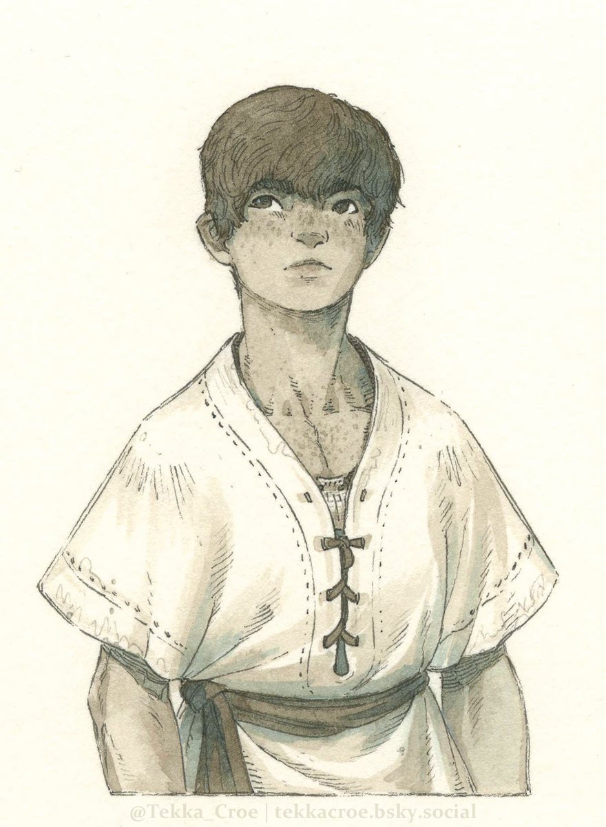 A few more small ink sketches. I got a couple of pleasant colors during the month, but I didn't want to disrupt my normal monochrome format during the daily challenge.
#art #traditionalart #fantasyart