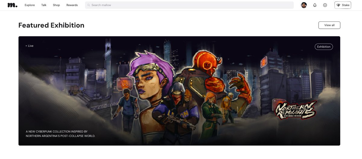 I just launched my new collection “Northern Remnants”!
Now on exhibition on the front page of <a href="/mallowdotart/">mallow</a> 🔥😈