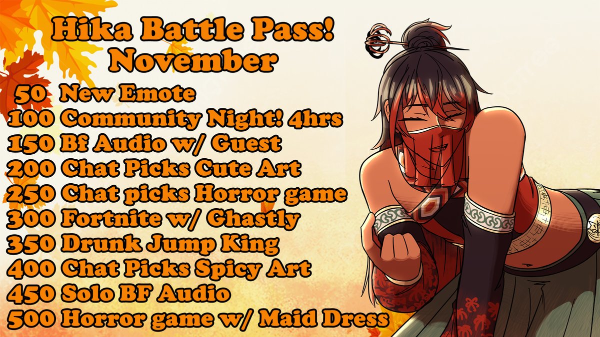 Here's The November Battle Pass!
