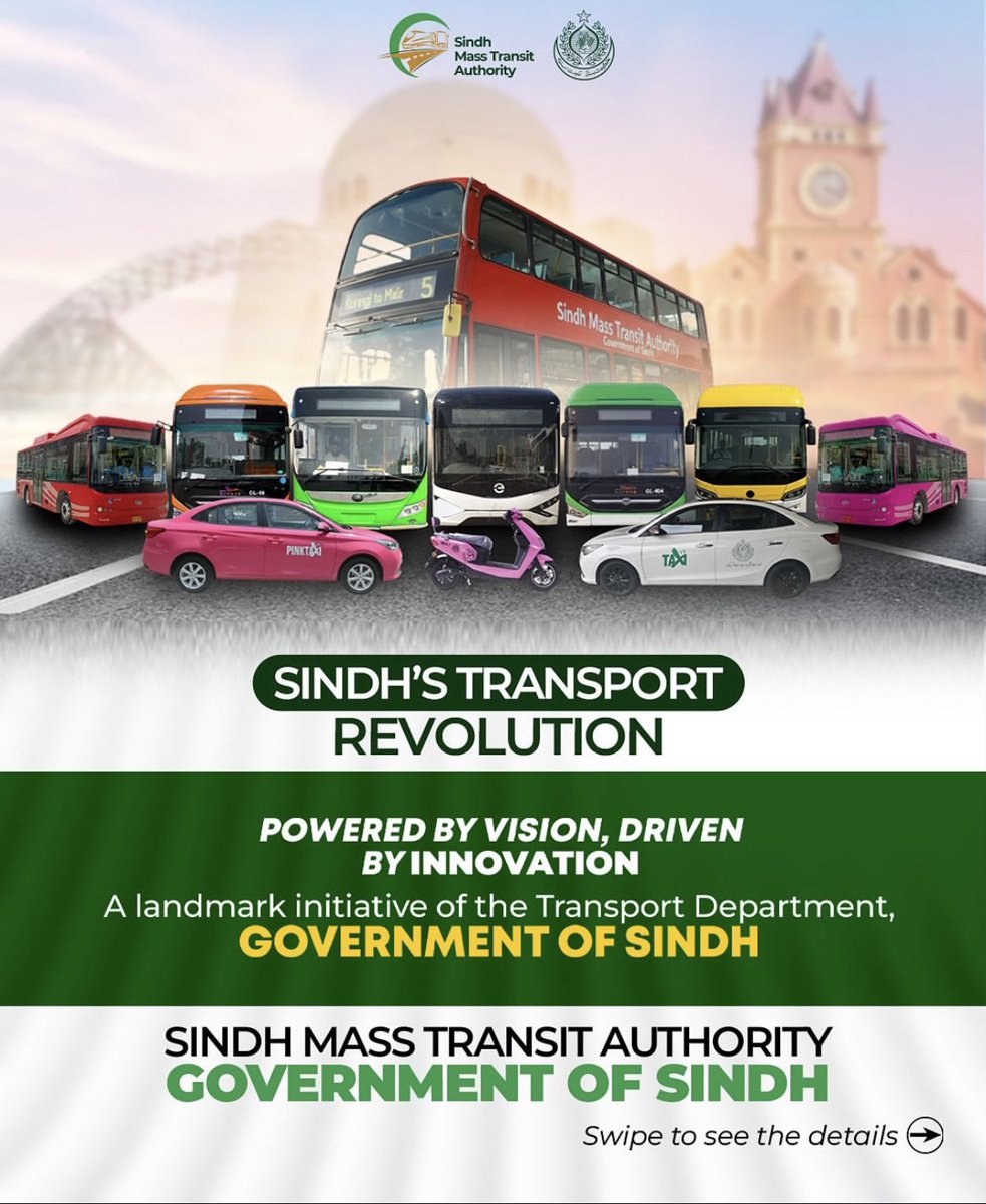 zaynulabydenn's tweet image. Revolutionizing Sindh&apos;s transport! 🚀 The @SindhGovtPk is revolutionizing public transport with a modern, inclusive &amp;amp; eco-smart approach designed to serve every citizen across the province. The Sindh Mass Transit Authority&apos;s efforts are truly applaudable. #ProgressiveSindh