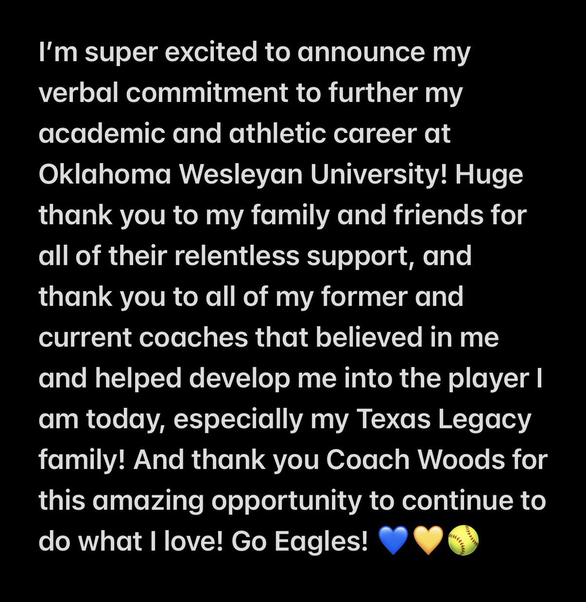 Angie Poston ‘26 tweet media