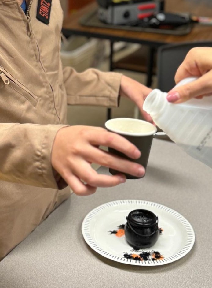Today in the IDEAS classroom, we brewed a little Halloween “magic.” Our cauldrons bubbled to life with a baking-soda-and-vinegar potion that fizzed, puffed, and tried to escape like it had secret plans of its own.
<a href="/St_DavidofWales/">St. David of Wales</a>
#HalloweenFun #IdeasClassroom #LittleScientists