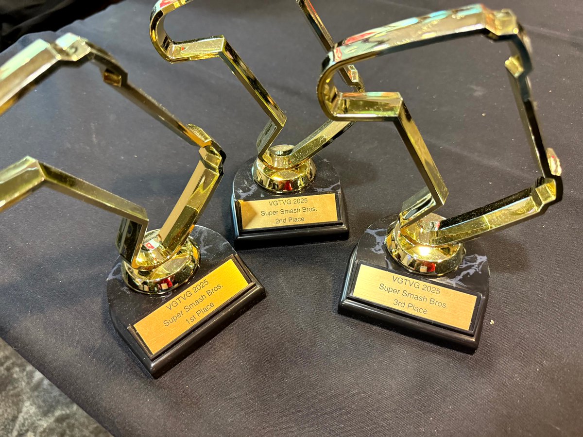 aVideoGameCon's tweet image. Gamers tested their skills in our Smash tournament at @derpycon_official. But beyond the chaos &amp;amp; combos, it’s the friendships &amp;amp; rivalries shared that make every match memorable. Winners were awarded trophies, courtesy of @vgtvgconference. #DerpyCon #DerpyCon2025 #AVGC #VGTVG #NJ