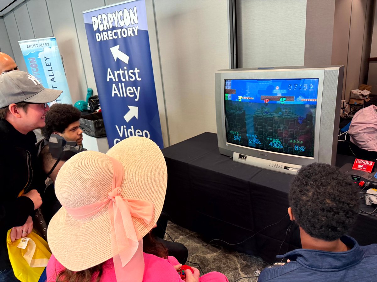 aVideoGameCon's tweet image. Gamers tested their skills in our Smash tournament at @derpycon_official. But beyond the chaos &amp;amp; combos, it’s the friendships &amp;amp; rivalries shared that make every match memorable. Winners were awarded trophies, courtesy of @vgtvgconference. #DerpyCon #DerpyCon2025 #AVGC #VGTVG #NJ