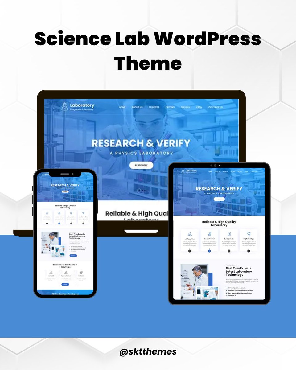sktthemes's tweet image. SKT LabWorks – Science Lab WordPress Theme
Showcase your research or lab work with SKT LabWorks. Modern design for scientific institutions.
sktthemes.org/shop/science-l…

#Science #ResearchLab #WordPressTheme #EducationWebsite #TechInnovation #WebDesign