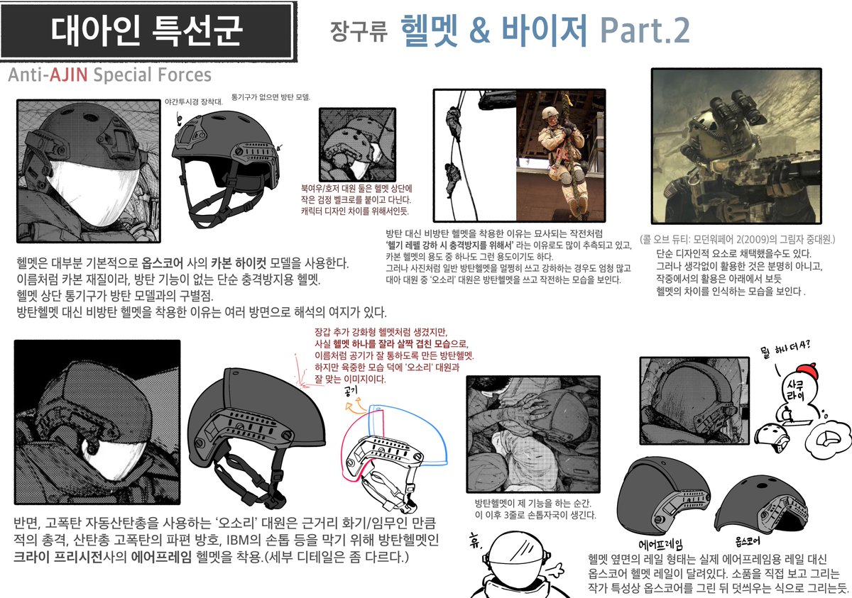 Para919's tweet image. 만화 &amp;lt;아인&amp;gt;속 대아인 특선군 장비에 관한 고찰 4탄