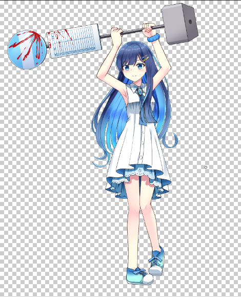 「双葉湊音の立ち絵としては外せないアイテムを描いてる」|アズキ＠skeb募集中＠クラフティングダンジョン連載中のイラスト