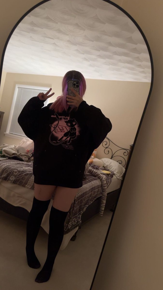 maddiey's tweet image. mew hoodie :p