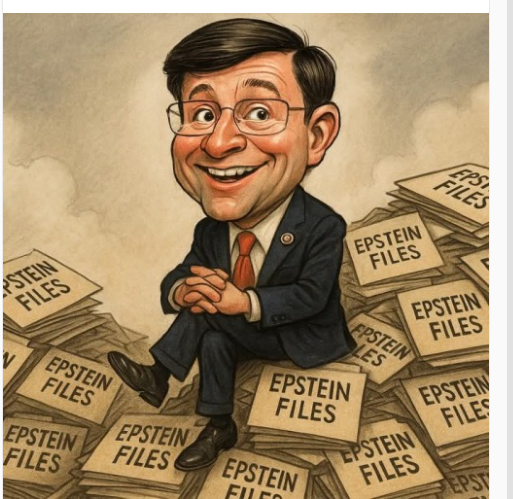 Not only will Mike Johnson be held accountable for the cover up that put everyone out of work, someone is going to leak what really happened with his pretend adoption of an underage boy.