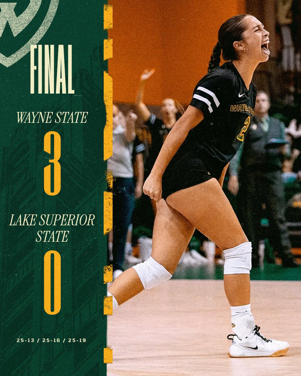 WayneStateVB's tweet image. yep, make that 9-0 when we don&apos;t lose a set 😏

#REPthe313