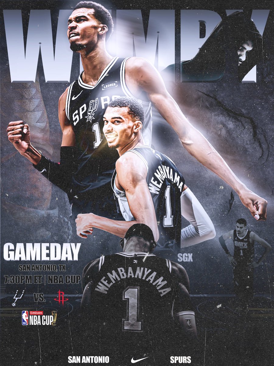 ShirkoGraphX's tweet image. GAME DAY.
Texas battle on deck 🤘🔥
Spurs vs Rockets — bragging rights on the line.
Who’s walking out with the W tonight?
Drop your score predictions ⬇️
#Spurs #Rockets