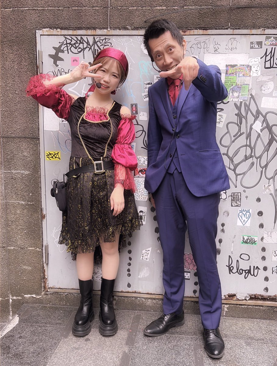 ジャイロさんと収録！ 無事に終わりますように……🌟

#ニラク中野サンモール店
#PR