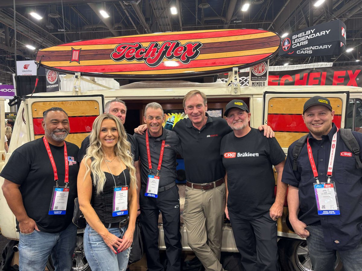 Techflex_inc's tweet image. 🎬 That’s a wrap on #SEMA 2025! Thanks to everyone who visited our booth: @lutzracecars @the_civic_ @claymillican @midwestimages @dirthead_dave &amp;amp; MORE! From longtime friends to first-time visitors...your passion for performance and clean builds keeps us inspired year after year!