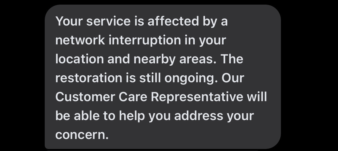 soundbounce's tweet photo. @iamMVP @PLDT_Cares  almost every week, internet connection is up by 2-3 days.  The rest of the week its down.  Yet we're billed full amount. When we pay late u charge late fees.  But you do not adjust bill when service down. We are losing opportunities due to unreliable service https://t.co/MPwFZga8Dg