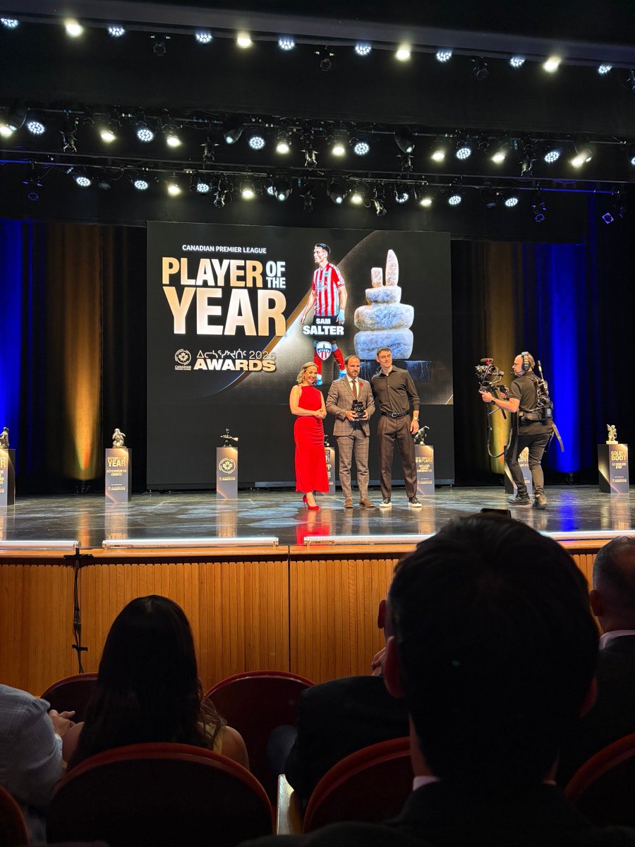 Hat trick of awards for ⁦<a href="/atletiOttawa/">Atlético Ottawa</a>⁩ striker Sam Salter.