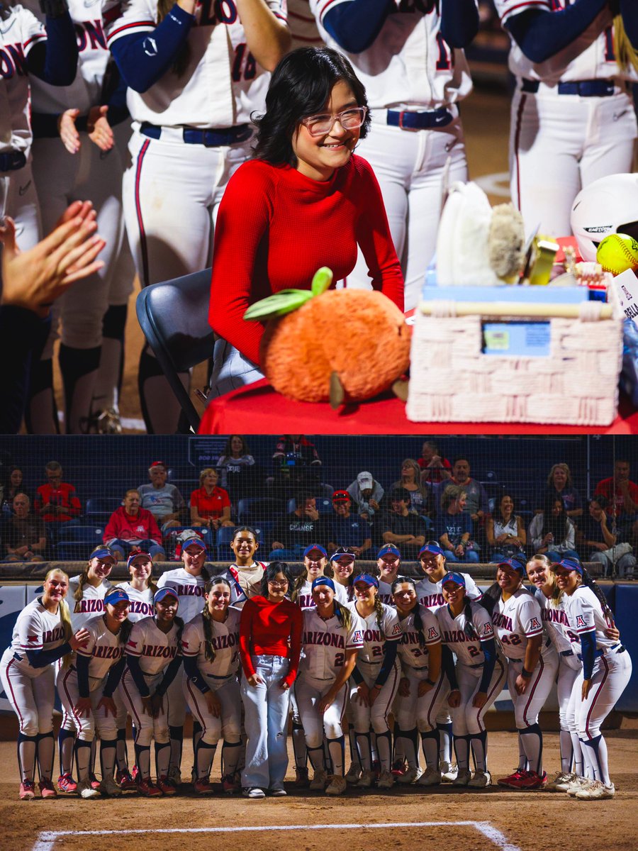 ArizonaSoftball's tweet image. A very special moment 🥹
Welcome to the team, Bella!
