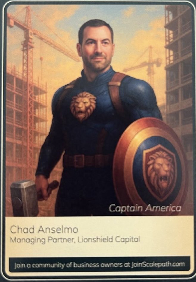 ChadAnselmo's tweet photo. @RandBusiness I love mine!!!    Thank you so much and look forward to hanging at the next event! https://t.co/eHYOA6e5RW