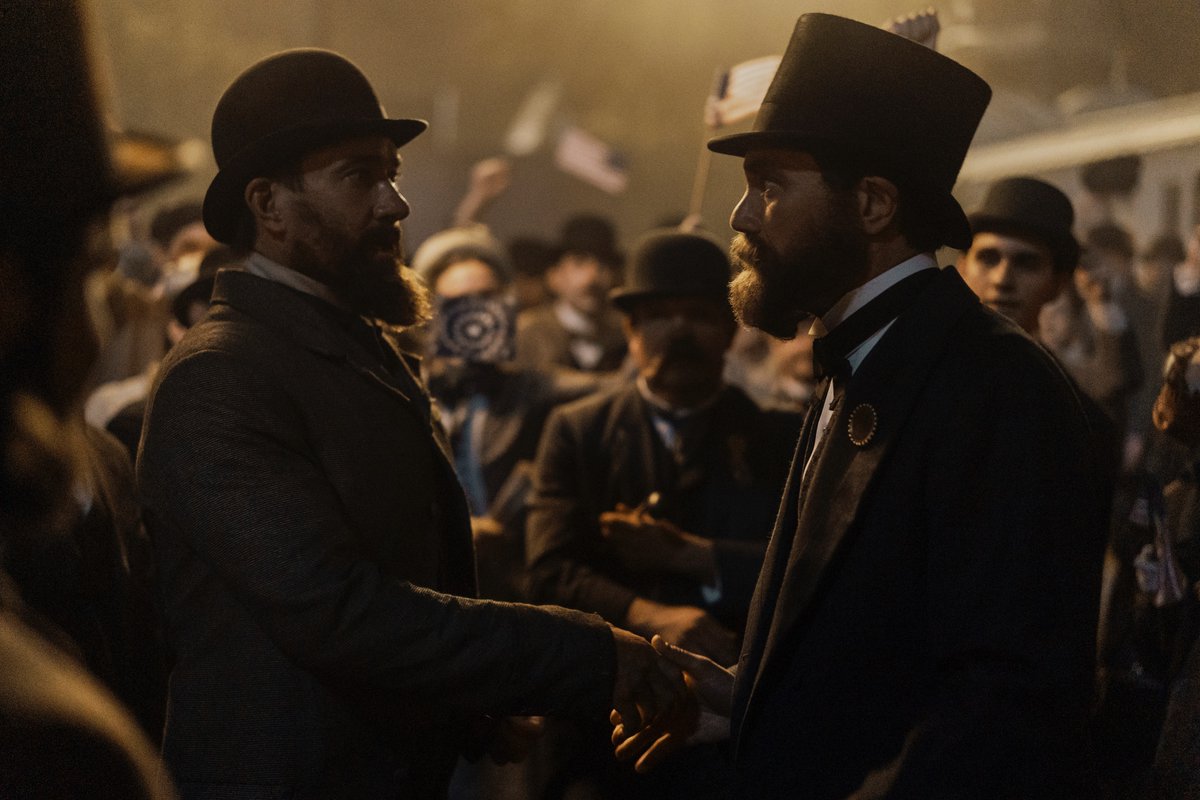 Pluribus shmuribus, if you want good TV (and you're a sicko like myself), the 4-part historical drama Death by Lightning, about James A. Garfield and his assassin, Charles Guiteau, is incredible levels of 😙👌

it's funny, anachronistic, and look at all the boys in it!