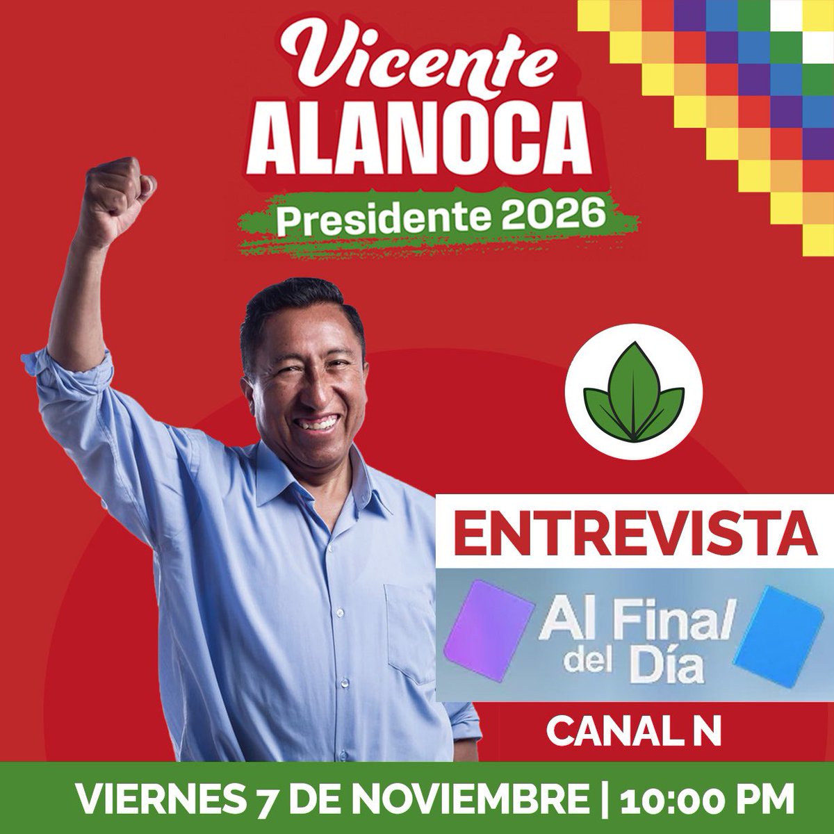 Esta noche estaré en <a href="/canalN_/">Canal N</a> para contarle al país nuestra propuesta de #RefundarElPerú ✊🏾🇵🇪